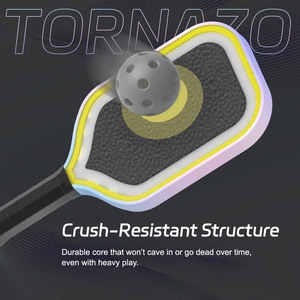 Raquette de pickleball en fibre de carbone Design T700 Gen4 Surface Thermoformée Certifiée USAPA pour le fitness et le divertissement - Product Image 4