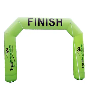 Custom Size Arch National Event Marathon Start And Finish Mark Inflatable Arch Air Inflating