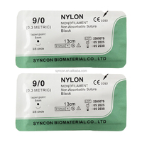 Suture chirurgicale absorbable synthétique avec aiguille incurvée Vicryl 5/0 ct 1.5 12mm 3/8 cercle Polyglactin 910 Suture