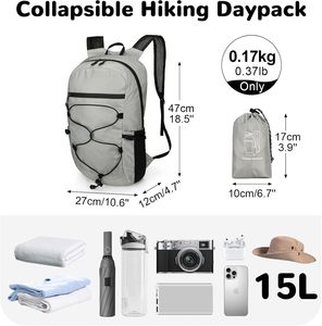 <span class=keywords><strong>Petit</strong></span> <span class=keywords><strong>sac</strong></span> à <span class=keywords><strong>dos</strong></span> de randonnée en nylon pour hommes et femmes, <span class=keywords><strong>sac</strong></span> à <span class=keywords><strong>dos</strong></span> pliable ultraléger pour les voyages, <span class=keywords><strong>sac</strong></span> pliable personnalisé pour la salle de sport - Product Image 2