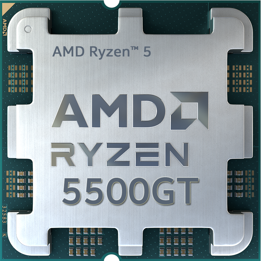 Orginal AMD Ryzen 5 5500GT Six Core AMD 3.6GHz 7nanometers 16MB