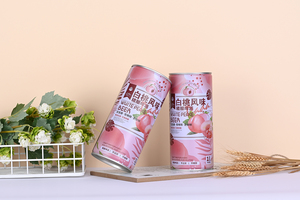 OEM personalizado China JINBOSHI marcas melocotón blanco piña ciruela fruta miel sabor trigo cerveza bebidas 330ml 500ml 1000ml 2.5% vol - Product Image 2