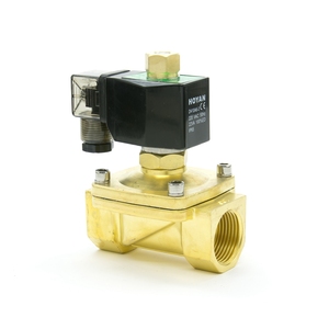 Válvula Solenoide de Latón Hoyan PU-25K de 1 Pulgada, Normalmente Abierta, 2 Vías, 12V 24V DC, 110V 220V AC, para Agua/Aire/Aceite/Diésel - Product Image 3