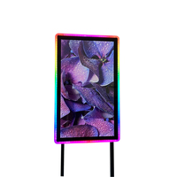 Moniteur LCD 43 pouces écran tactile Kiosque Machine de paiement Panneau d'écran Machine de jeu d'habileté FHD Moniteurs plats avec lumière LED