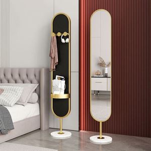 Trending Products 2025 Arch Frame Marble Pedestal <b>Mirrors</b> Long Floor Standing Rotatable Dressing <b>Mirror</b> Girl <b>Bedroom</b> <b>Full</b>-<b>length</b> <b>Mirror</b> Living Room Furniture Custom - Product Image 5