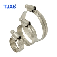 Collier de serrage pour tuyau d'air en acier inoxydable métallique automobile, flexible et réglable