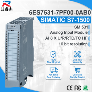 Module d'entrée analogique SIEMENS 100% original 6ES7531-7PF00-0AB0 8xU/R/RTD/TC HF 21 bits 0,1% pour S7-1500 En stock - Product Image 1