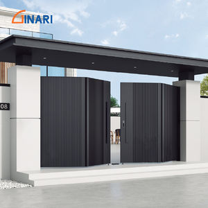 GINARI 2025 Nouveau Portillon Électrique Coulissant de Luxe en Aluminium pour Cour de Villa d'Art - Product Image 1