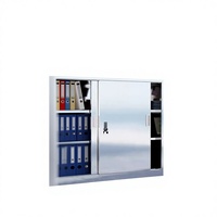 Armoire basse à porte coulissante en acier inoxydable 304, armoire de distribution de médicaments stériles pour clinique, armoire à instruments médicaux, casier de rangement