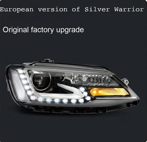 Conjunto de Faros Delanteros Modificados con <span class=keywords><strong>LED</strong></span>, DRL con Efecto de Escaneo y Señal de Giro Dinámica, Repuesto para Volkswagen Sagitar 2012-18 - Product Image 4