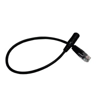 Adaptador de Auriculares de 3.5mm Hembra, Cable RJ9/RJ10, Conversor Estéreo para Línea Telefónica 4P4C, Accesorios para Conector de Auriculares, en Stock, Negro