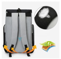 Mochilas escolares para viajes de negocios con logotipo personalizado, mochila de poliéster para ordenador, mochilas para ordenador portátil de múltiples capas