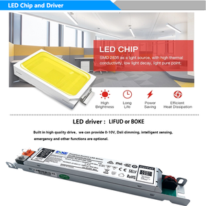 Perfil de Aluminio para Iluminación Lineal LED Personalizada para Supermercados, Resistente a la Temperatura, para Piscinas, Iluminación Lineal LED Empotrada - Product Image 3