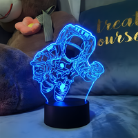 Décoration de chambre d'enfant sur le thème de l'anime, veilleuse, lampe de nuit, changement de couleur, lumière blanche chaude douce pour la chambre d'enfant, lampe LED