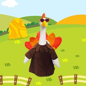 Tenue de Noël pour statue de canard de jardin de 23 pouces, personnalisée avec impression OEM pour la fête des fêtes - Product Image 1