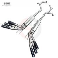 Échappement complet haute performance en acier inoxydable SDO pour Mercedes Benz G63 AMG W463A W464 4.0T 2018-2026 avec downpipe droit