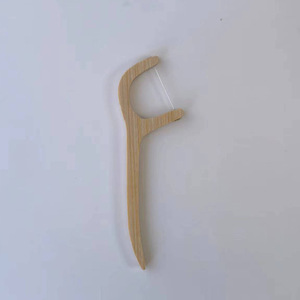 ไหมขัดฟันไม้ไผ่สำหรับจัดฟันแบบย่อยสลายได้ติดดินได้อย่างยั่งยืนฉลากส่วนตัวโรงงาน - Product Image 3