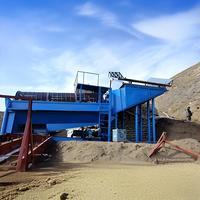 Machine de criblage de sable de grande usine de criblage mobile de haute qualité Machine d'écran de trommel sans arbre d'or