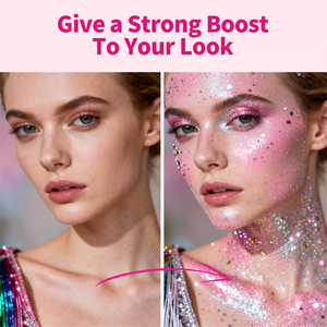 Barra de Brillo Corporal y Capilar al por Mayor, 6 Colores, Brillo Cosmético Personalizado <span class=keywords><strong>para</strong></span> Rostro, Brillo Grueso <span class=keywords><strong>para</strong></span> Maquillaje de Discoteca y Celebraciones Festivas - Product Image 5
