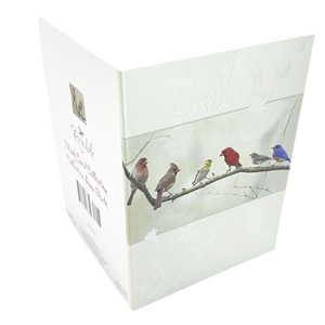 Cartes de vœux avec photo <span class=keywords><strong>personnalisée</strong></span> au fini mat pour les cartes de nouvel an en famille Cartes d'emballage de cadeaux personnalisés - Product Image 1