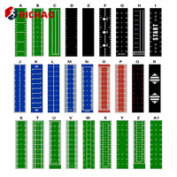 Tapete de Césped Artificial de Alta Densidad para Entrenamiento Profesional, Material PP de 15 mm, para Gimnasio, Fitness, Deportes de Interior, Color Negro