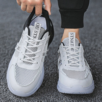 Chaussures Décontractées Grande Taille pour Hommes – Chaussures de Sport Tendance avec Tige en Maille Respirante et Semelle Légère en EVA pour l'Été – Style Marche – Vente en Gros