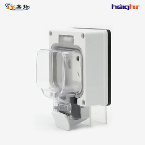 Prise extérieure étanche IP66 à 5 prises avec couvercle pour la recharge de véhicules électriques - Product Image 3