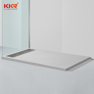 KKR gran plato de ducha de piedra de resina Holte de ducha baño de bandejas de superficie sólida Base - Product Image 1