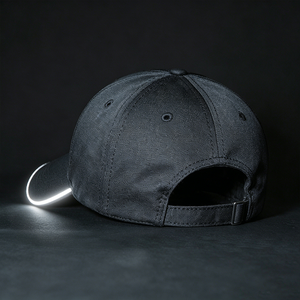 Gorra de Béisbol de 6 Paneles con Visera Curva Reflectante, Secado Rápido, Poliéster/Algodón, Logotipo Personalizado, Deporte al Aire Libre, Seguridad Nocturna - Product Image 2