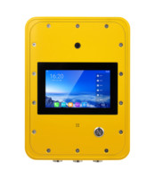 Téléphones SIP IP67, téléphone industriel d'urgence avec écran affichant la diffusion, téléphone étanche, solution SOS robuste