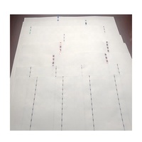 Papier d'impression thermographique en relief personnalisé avec estampage à chaud doré pour papier timbré professionnel vierge format A5 en enveloppe