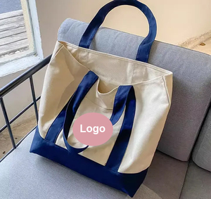 Bán buôn Chất lượng cao mua sắm túi tái sử dụng bông vải Tote Túi - Product Image 4