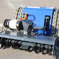 Balayeuse à neige télécommandée avec batterie pour les conditions hivernales, robot déneigeur haute puissance pour usage domestique