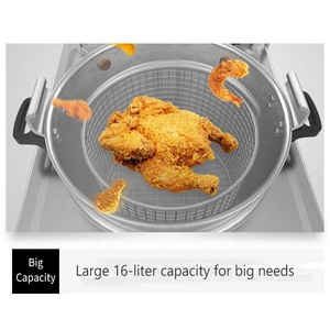 Freidora a Presión con Temporizador Automático de 0-30 Minutos 50-190 ℃   Freidora de Pollo y Pescado de <span class=keywords><strong>Temperatura</strong></span> Ajustable de 3kW 220V/110V - Product Image 5