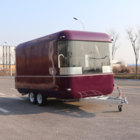 Camion de restauration mobile, camion de café, camion à pizzas, véhicule commercial entièrement équipé
