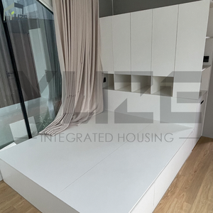 Rumah pabrikan desain kustom Modern dua tingkat rumah kapsul Prefab Villa untuk berkemah luar ruangan - Product Image 4