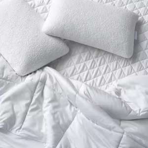 Tessuto monouso ospedaliero in stile semplice copriletto con cerniera in maglia in fibra di poliestere per materassino per letti singoli o doppi - Product Image 4