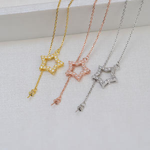 Support de perles pour boucles d'oreilles en argent S925, à faire soi-même, pour femme, avec plaque de fleurs, support creux pour perles de 8 à 13 mm, crochet d'oreille, accessoires de bijoux - Product Image 2