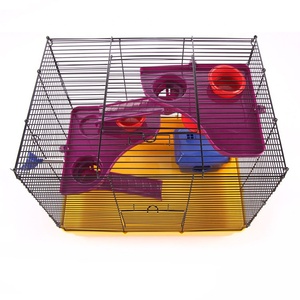 Yüksek kaliteli üretici özel fabrika kaynağı renkli ucuz büyük <span class=keywords><strong>Hamster</strong></span> kafesi - Product Image 4