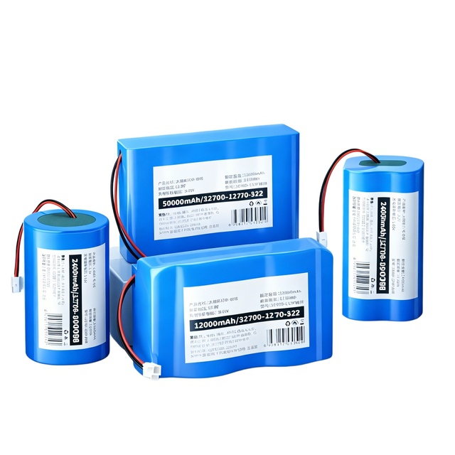 Customized Robotic Floor Sweeper LiFePo4 Battery Pack 18650 32700 4S 6S 8S 12V 24V 10Ah Smart BMS AFCR Lithium Ion Battery