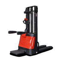 Vente à chaud gerbeur de palettes semi-électrique 1,5 tonne 3 mètres chariot élévateur à empiler prix bon marché garantie 1 an