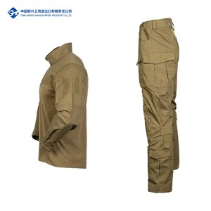 مخصص AK التمويه بدلة الضفدع قميص التكتيكي والسراويل مجموعة مع منصات الركبة للتدريب في الهواء الطلق ومهام ساحة المعركة - Product Image 6