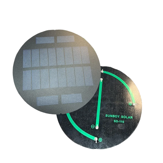 SUNBOY SOLAR 5V Mini PERC PET Solar Panel SD-110 18-18.5% Efficiency 0.9W Portable Charger for Solar LED Lamps