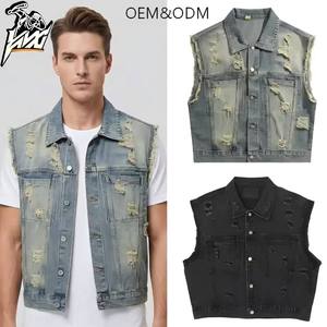 Ensemble gilet et short ample personnalisé en toile respirante style Harajuku pour homme - Streetwear Urban-Explorer - Vente en gros OEM 2026 - Product Image 1