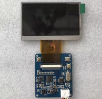 Écran LCD Taidacent 2,4/3/4,3/5/7 pouces avec carte de commande NTSC/PAL, moniteur d'affichage LCD pour réparation de téléviseurs, jeux, caméras, voitures