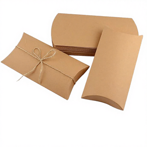 Cajas de Regalo Desechables <span class=keywords><strong>JUMI</strong></span> de 6.3 Pulgadas, Tipo Almohada, de Papel Kraft, con 100 Pies de Cordón de Yute, Laminado Brillante, Grado Alimenticio, Cierre Magnético para Recuerdos de Boda - Product Image 4