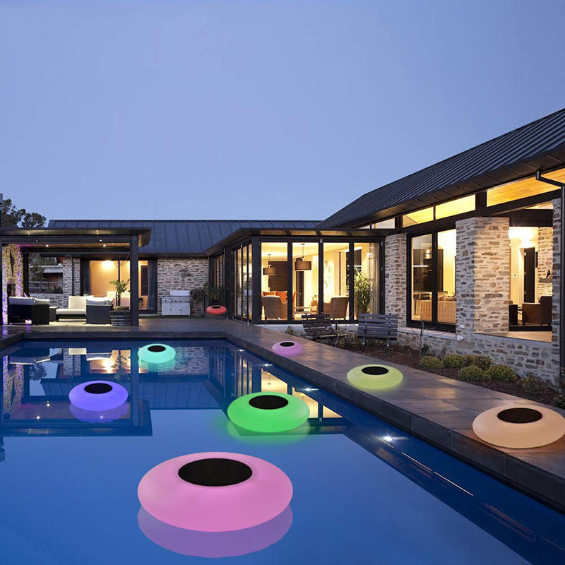 Solar LED Pool Light IP65 Waterproof Floating Light for Inflatable Pools and Garden Colorful Decorative Customizable