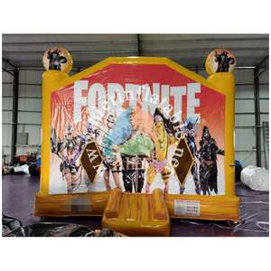 Château gonflable à thème de 15 pieds avec impression de personnages pour les enfants, idéal pour les fêtes en intérieur, les événements de jeux, la location commerciale et les équipements de jeu. - Product Image 4