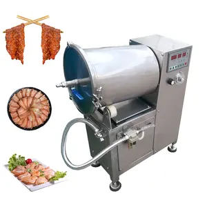 Buena calidad carne y verduras curado al vacío vaso marinado carne marinada industrial 100kg 250L máquina para la venta