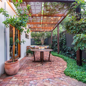 Gazebo en acier corten, imperméable, pour l'extérieur, arches + tonnelles + pergolas + <span class=keywords><strong>pont</strong></span> - Product Image 4